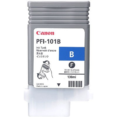 Canon PFI-101B tusz intensywny niebieski, oryginalny 0891B001 018268 - 1