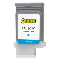Canon PFI-102C tusz niebieski, wersja 123drukuj