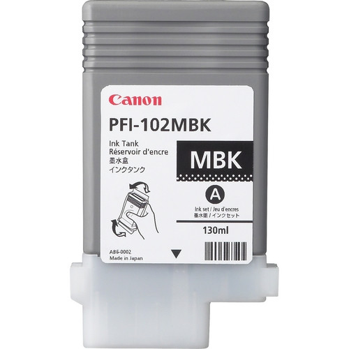 Canon PFI-102MBK tusz matowy czarny, oryginalny 0894B001 018220 - 1