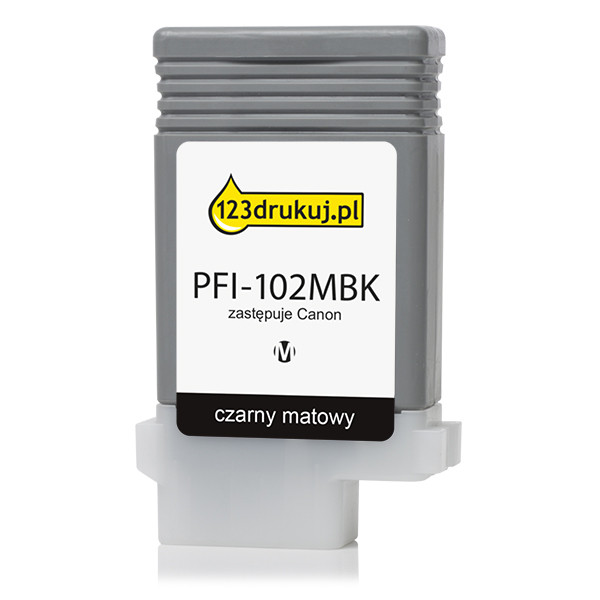 Canon PFI-102MBK tusz matowy czarny, wersja 123drukuj 0894B001C 018221 - 1