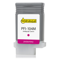 Canon PFI-104M tusz czerwony, wersja 123drukuj