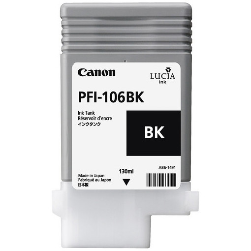 Canon PFI-106BK tusz czarny, oryginalny 6621B001 018898 - 1