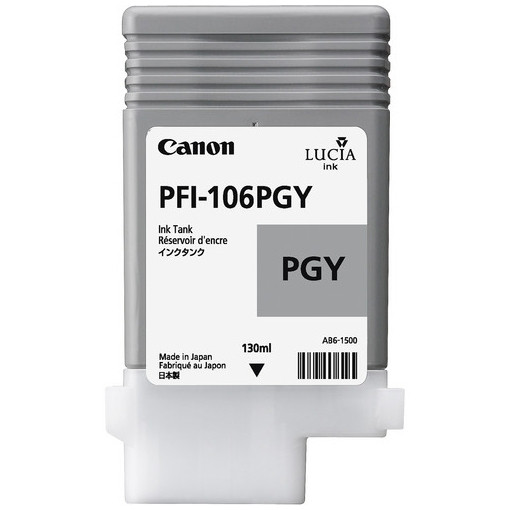 Canon PFI-106PGY tusz foto szary, oryginalny 6631B001 018914 - 1