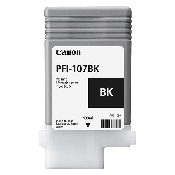 Canon PFI-107BK tusz czarny, oryginalny 6705B001 018980 - 1