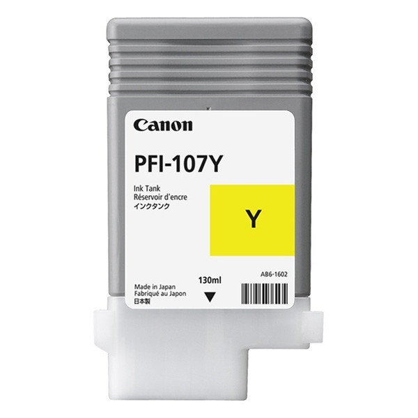 Canon PFI-107Y tusz żółty, oryginalny 6708B001 018986 - 1