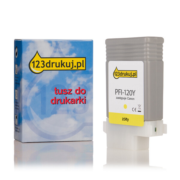 Canon PFI-120Y tusz żółty, wersja 123drukuj 2888C001AAC 018433 - 1