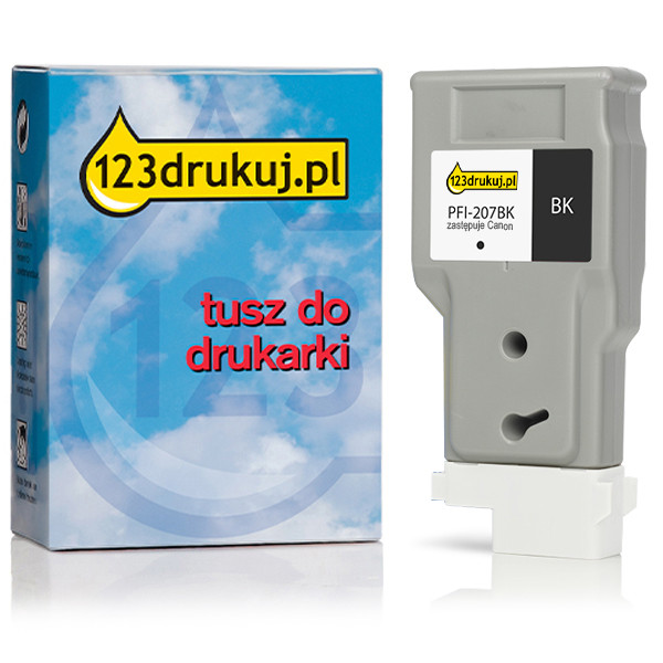 Canon PFI-207BK tusz czarny, wersja 123drukuj 8789B001C 018991 - 1