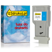 Canon PFI-207C tusz niebieski, wersja 123drukuj