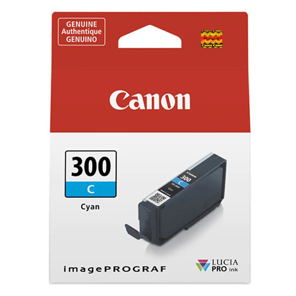 Canon PFI-300C tusz niebieski, oryginalny 4194C001 011706 - 1