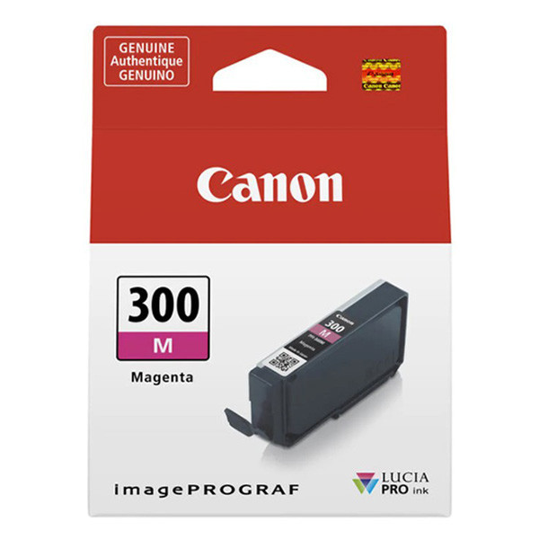 Canon PFI-300M tusz czerwony (magenta), oryginalny 4195C001 011708 - 1