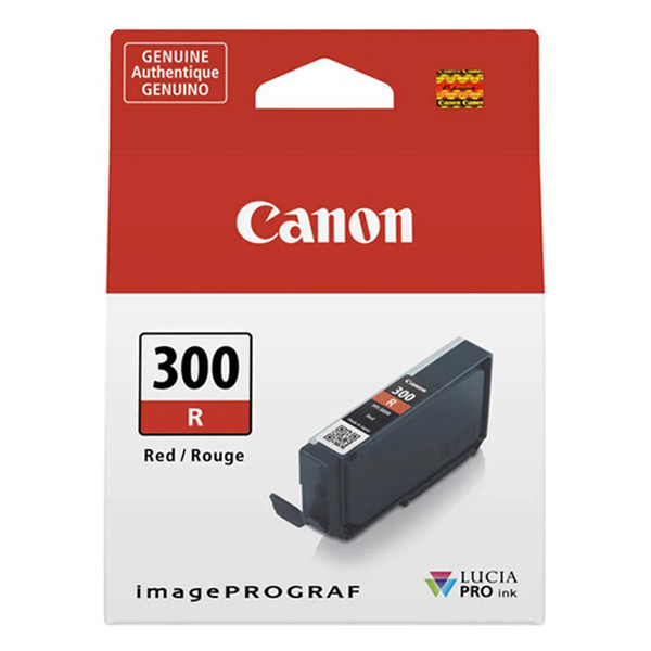 Canon PFI-300R tusz intensywny czerwony, oryginalny 4199C001 011716 - 1
