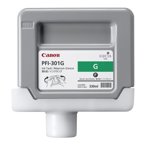 Canon PFI-301G intensywna zieleń, oryginalny 1493B001 018296 - 1