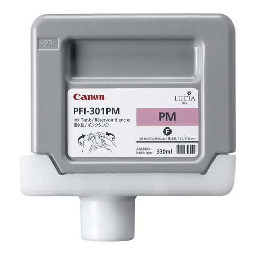 Canon PFI-301PM tusz foto czerwony, oryginalny 1491B001 018292 - 1