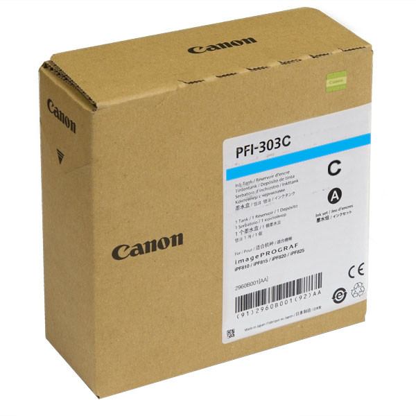 Canon PFI-303MBK tusz matowy czarny, oryginalny 2957B001 018372 - 1