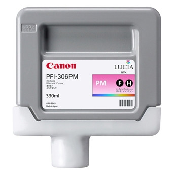 Canon PFI-306PM tusz foto czerwony, oryginalny 6662B001 018862 - 1