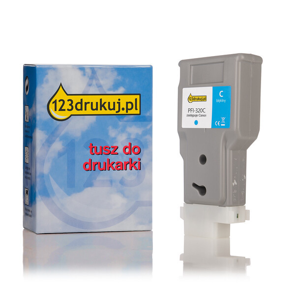 Canon PFI-320C tusz niebieski, zwiększona pojemność, wersja 123drukuj 2891C001AAC 018439 - 1