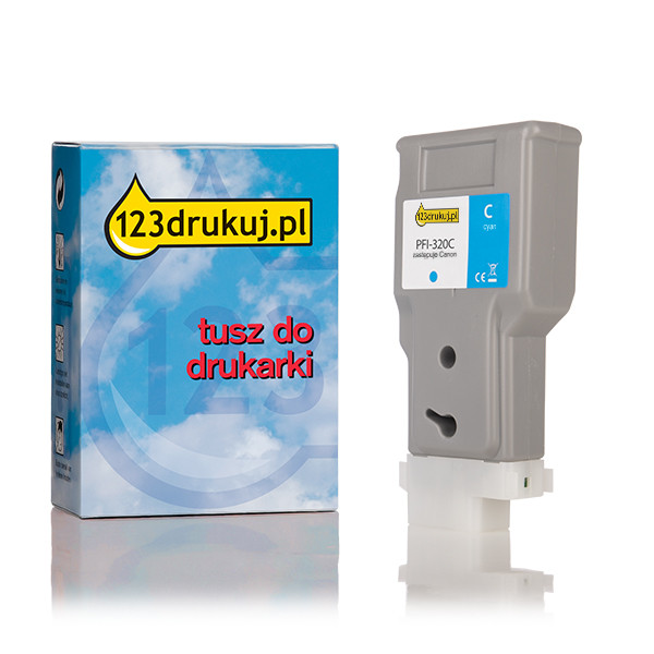Canon PFI-320C tusz niebieski, zwiększona pojemność, wersja 123drukuj 018439 - 1