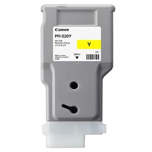 Canon PFI-320Y tusz żółty, oryginalny o zwiększonej pojemności 018442 - 1