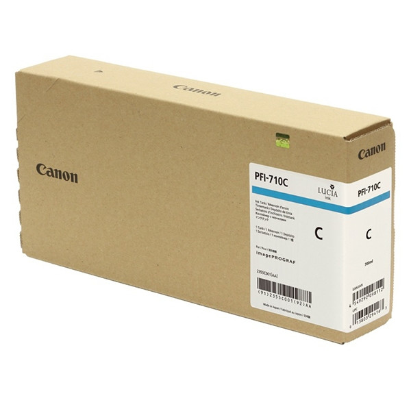 Canon PFI-710C tusz niebieski, oryginalny 2355C001 010178 - 1