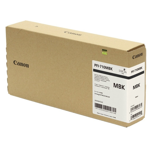 Canon PFI-710MBK tusz czarny matowy, oryginalny 2353C001 010174 - 1