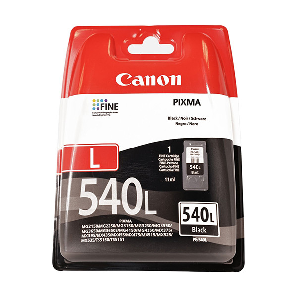 Canon PG-540L tusz czarny, oryginalny 5224B001 5224B010 5224B011 018716 - 1