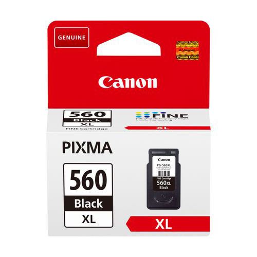 Canon PG-560XL, tusz czarny, zwiększona pojemność, oryginalny 3712C001 010361 - 1