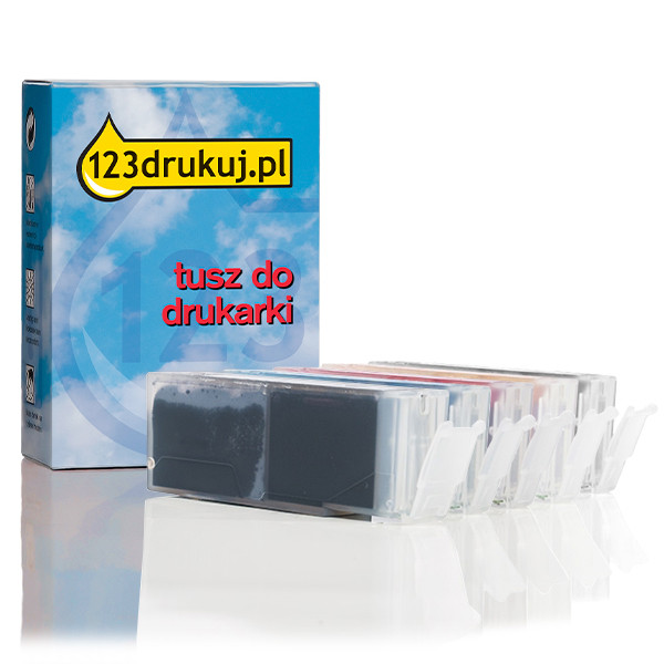 Canon PGI-550PGBK XL + CLI-551BK/C/M/Y (2 czarne + 3 kolory) wersja 123drukuj 6509B013C 132086 - 1