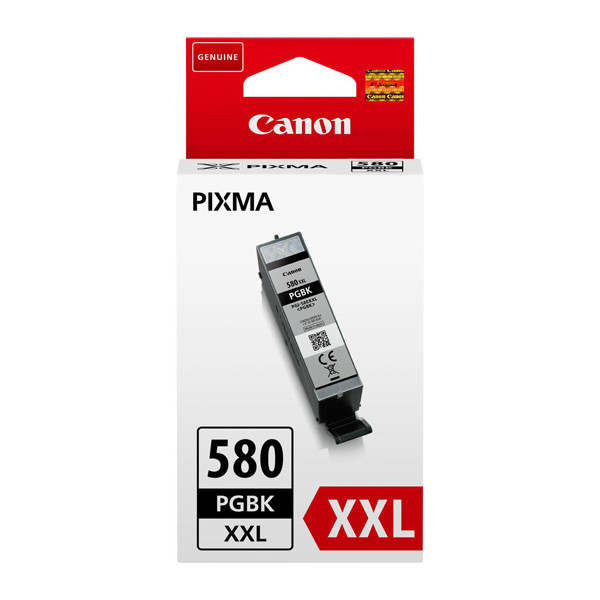 Canon PGI-580PGBK XXL tusz czarny, ekstra zwiększona pojemność, oryginalny 1970C001 017458 - 1