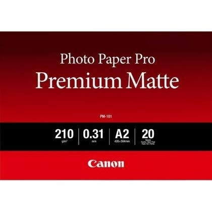 Canon PM-101 Papier fotograficzny matowy, 210 gramów A2, (20 kartek) 8657B017 154032 - 1