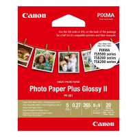Canon PP-201 Glossy II Plus papier fotograficzny 8,8 x 8,8 cm, (20 kartek) 2311B070 154075