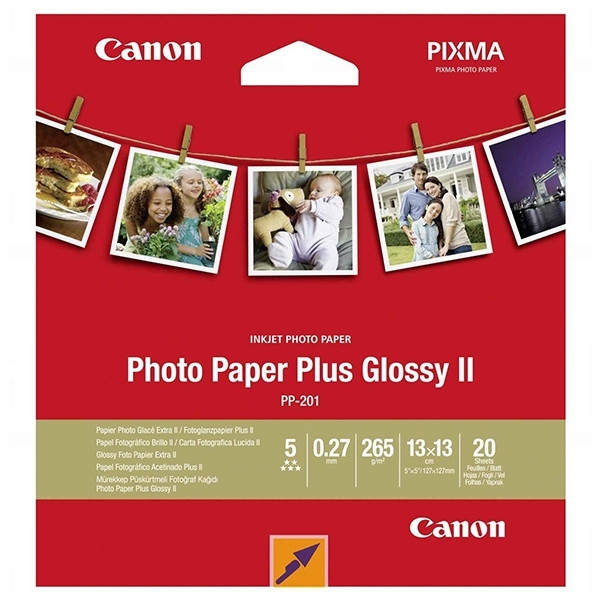 Canon PP-201 papier fotograficzny błyszczący, 265 g 13 x 13 cm, (20 kartek) 2311B060 150392 - 1