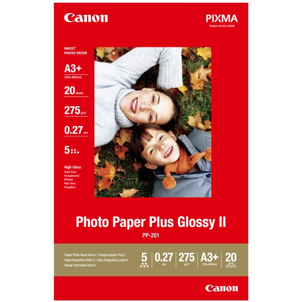 Canon PP-201 papier fotograficzny błyszczący 275 gramów A3+ (20 kartek) 2311B021 150340 - 1