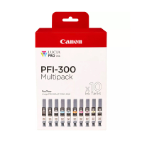 Canon Pakiet Canon PFI-300 MBK/PBK/C/M/Y/PC/PM/R/GY/CO, oryginalny 4192C008 018590