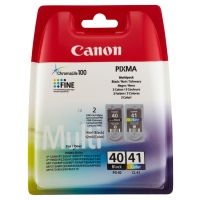 Canon Pakiet Canon PG-40 + CL-41 tusz czarny + kolor, oryginalny 0615B043 0615B051 018780