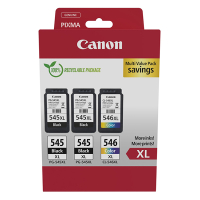 Canon Pakiet Canon PG-545XLx2/CL-546XL tusz czarny x 2 + kolor, oryginalny 8286B013 132264