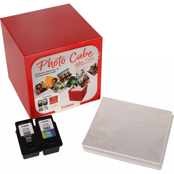 Canon Pakiet Canon PG-560 / CL-561 tusz czarny + kolor + papier fotograficzny, oryginalny 3713C007 132286 - 1