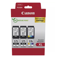 Canon Pakiet Canon PG-575XLx2/CL-576XL tusz czarny x 2 + kolor, oryginalny 5437C004 132278