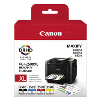 Canon Pakiet Canon PGI-2500XL  czarny + 3 kolory, oryginalny 9254B004 9254B010 018572