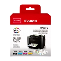 Canon Pakiet Canon PGI-2500 czarny + 3 kolory, oryginalny 9290B004 9290B006 010296