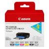 Pakiet Canon PGI-550PGBK / CLI-551BK/C/M/Y/GY 2 czarne + 4 kolory, oryginalny 017436 - 1
