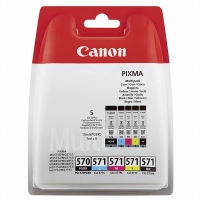 Canon Pakiet Canon PGI-570 / CLI-571 PGBK/BK/C/M/Y, oryginalny 0372C004 0372C006 017264