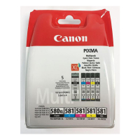 Canon Pakiet Canon PGI-580XL / CLI-581 PGBK/BK/C/M/Y, oryginalne 2024C006 010186