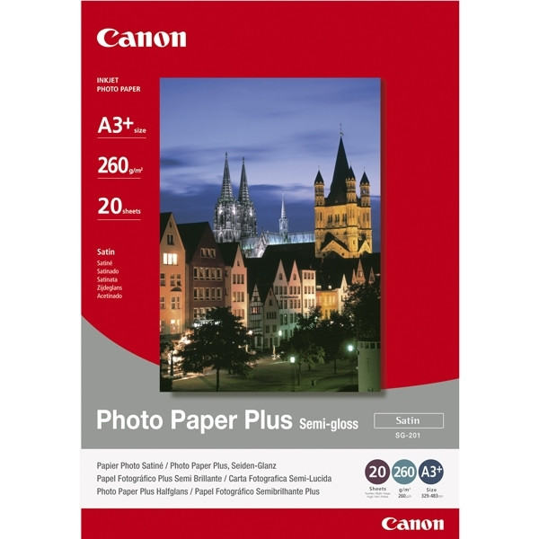 Canon SG-201 papier fotograficzny półbłyszczący, 260 g A3+, (20 kartek) 1686B032 150342 - 1