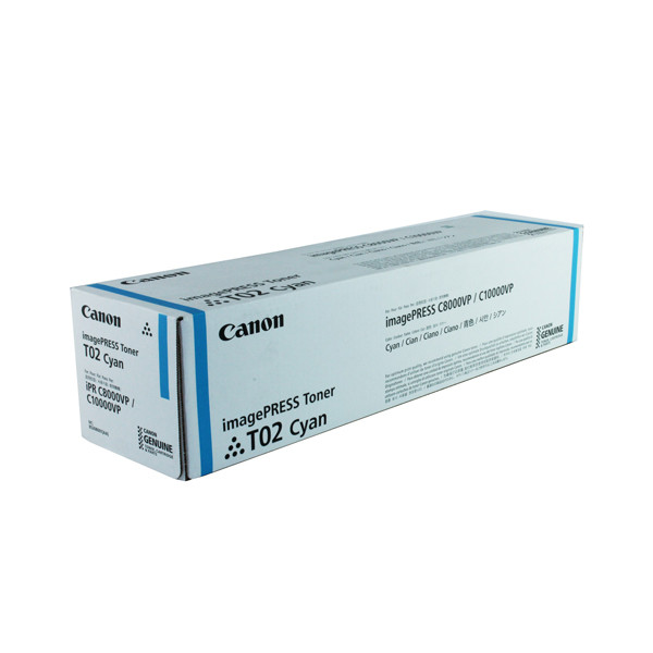 Canon T02 toner niebieski, oryginalny 8530B001 070002 - 1