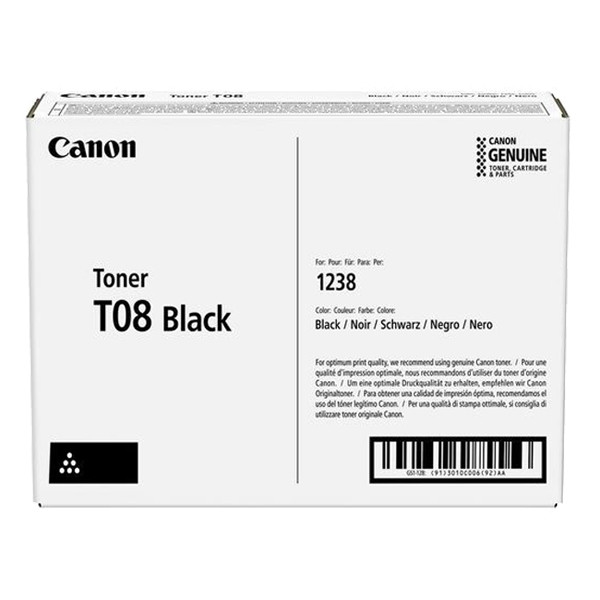 Canon T08 toner czarny, oryginalny 3010C006 017584 - 1