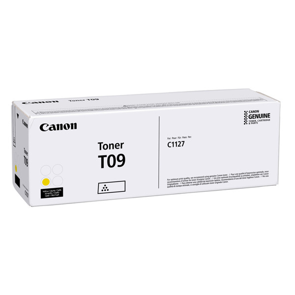 Canon T09 toner żółty, oryginalny 3017C006 017582 - 1