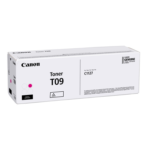 Canon T09 toner czerwony,  oryginalny 3018C006 017580 - 1