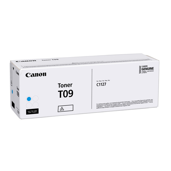 Canon T09 toner niebieski,  oryginalny 3019C006 017578 - 1