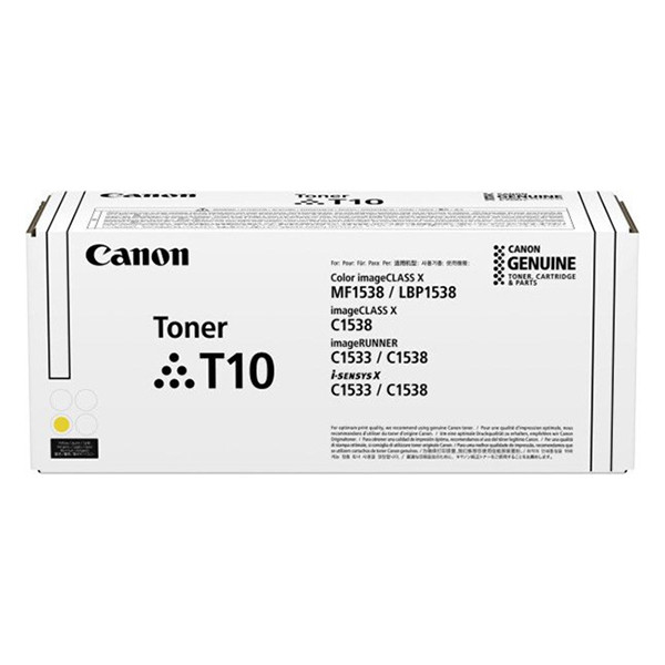Canon T10 toner żółty, oryginalny 4563C001 010466 - 1