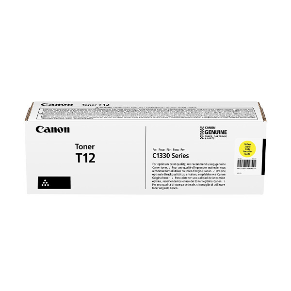Canon T12 toner żółty, oryginalny 5095C006 095012 - 1